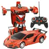 1/18 Rc Transformer Car 2 in 1 Transformation Robots Models Remote Control Car Racing Toy Fighting Toy Gift Boys Birthday Toy 1
