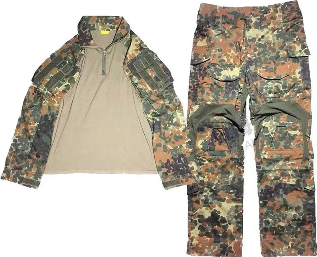 Combinaison camouflage flecktarn GEN3 G3 combat grenouille pour chasse pêche vêtements respirants outdoor