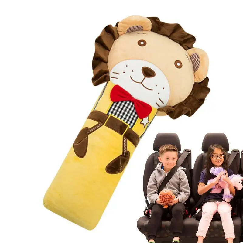 

Cute Animal Children Cartoon Car Seat Belt Pillow Shoulder Pads Neck Pillow Car Seat Belt Shoulder Pads Seatbelt Cover