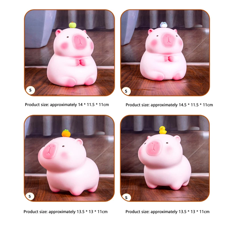 Cute Cartoon Capybara Piggy Bank Decoration For Bedroom Household Kid Money Banks Gift 6