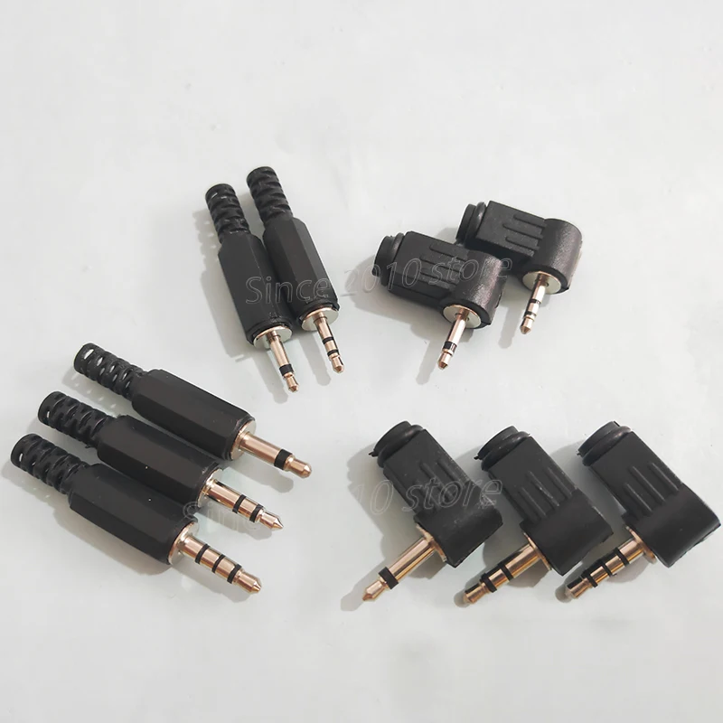 2,5/3,5 mm Single/Dual/Vertical Channel gelöteter Audiostecker 2/3/4 Level für Kopfhörer-Audio und andere Audiogeräte-Schnittstellen – Detail 9
