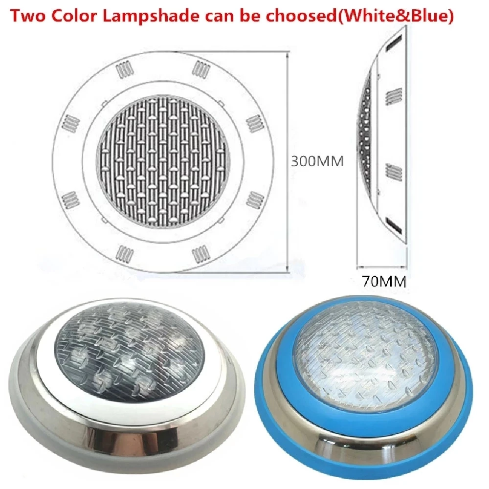 China 18W stainless steel cover wall mounted swimming pool lights