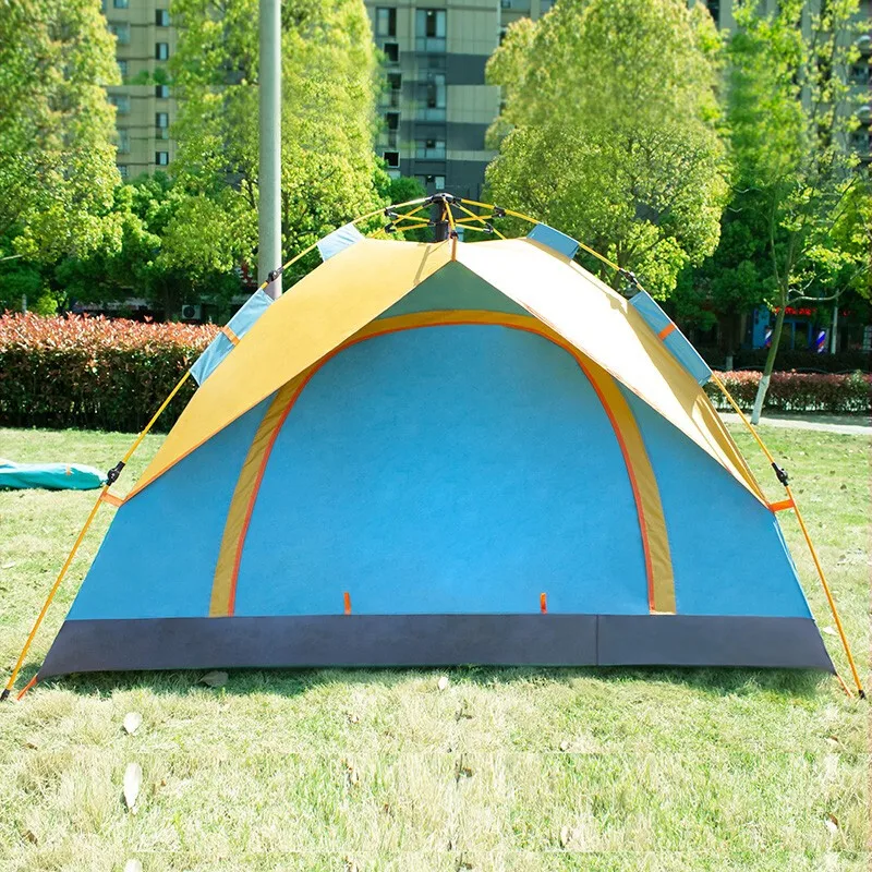 

Fully Automatic Outdoor Tent, Rain Proof, Double Decker Camping Camping, 3 or 4 People, Kangqiao Lake Tent, Hdw