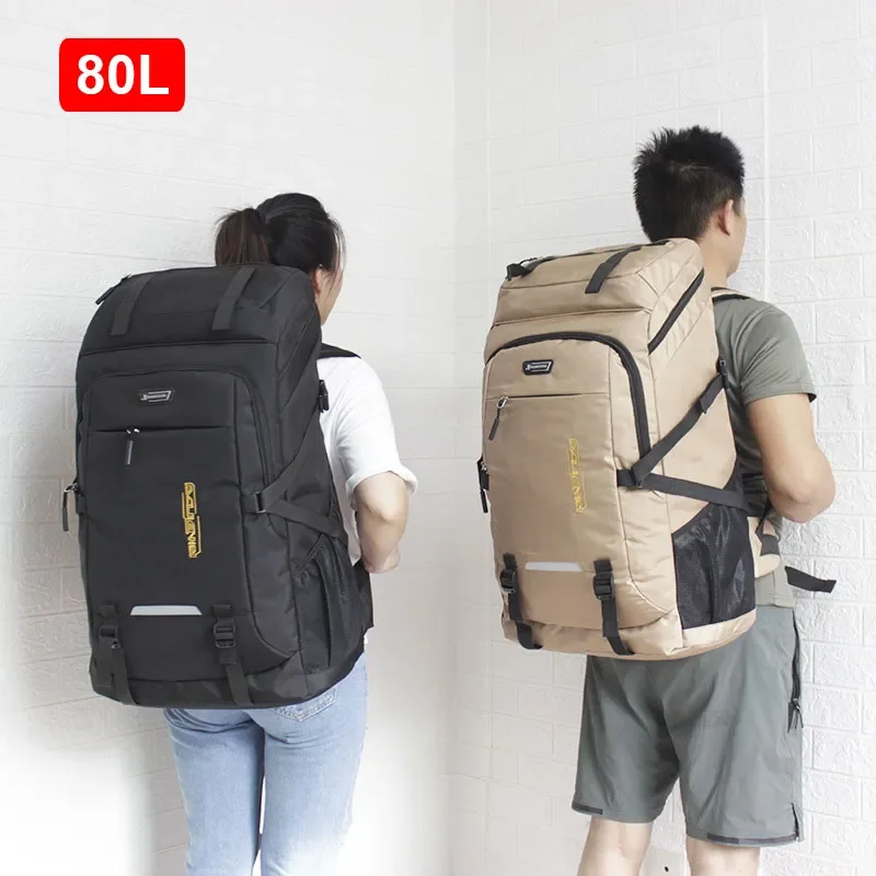 80L Travel Bag Hiking Backpack Sport Outdoor Schoolbag Backpacks