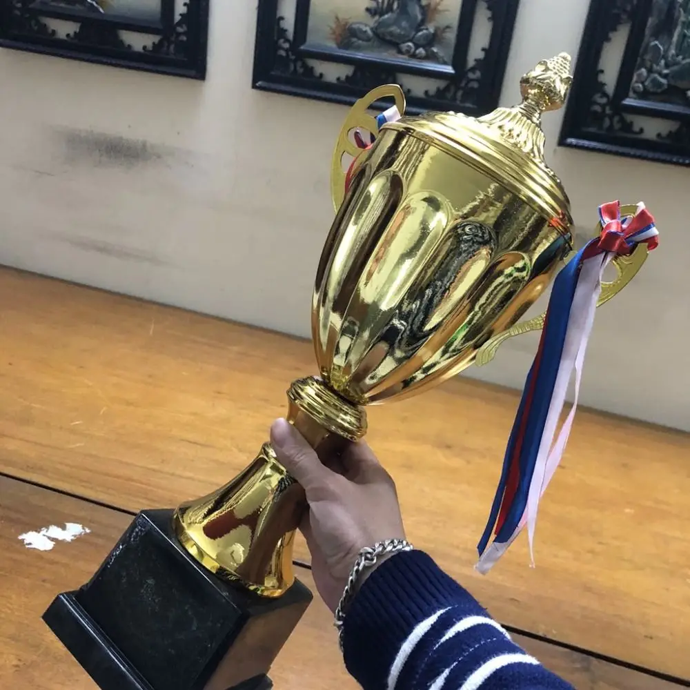 Sports Games Gold Trophy Awards Champion Metal Model Small Prize Cup with Lid School Rewarding Supply Winner Award Trophy Toy award medals,plastic trophy toys