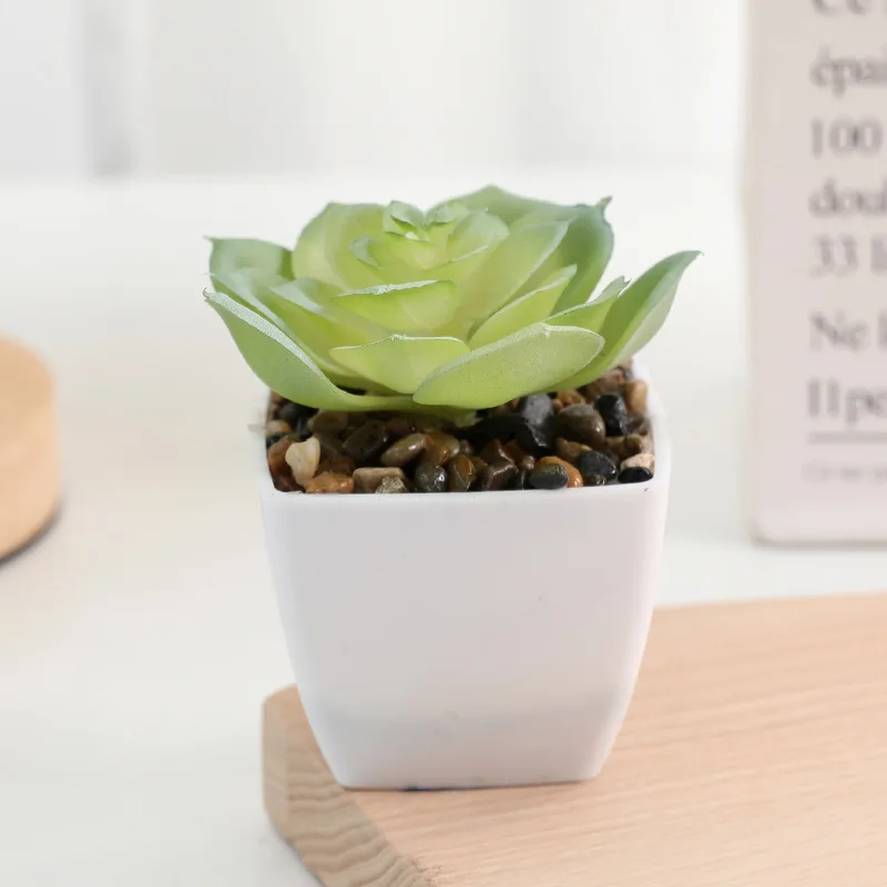 Mini Artificial Succulent Bonsai for Home and Office Decor