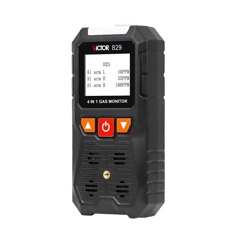 

VICTOR 829 New Product Gas Monitor Combustible Gas (LEL) Oxygen (O2) Hydrogen Sulfide (H2S) Carbon Monoxide (CO)Gas Detector