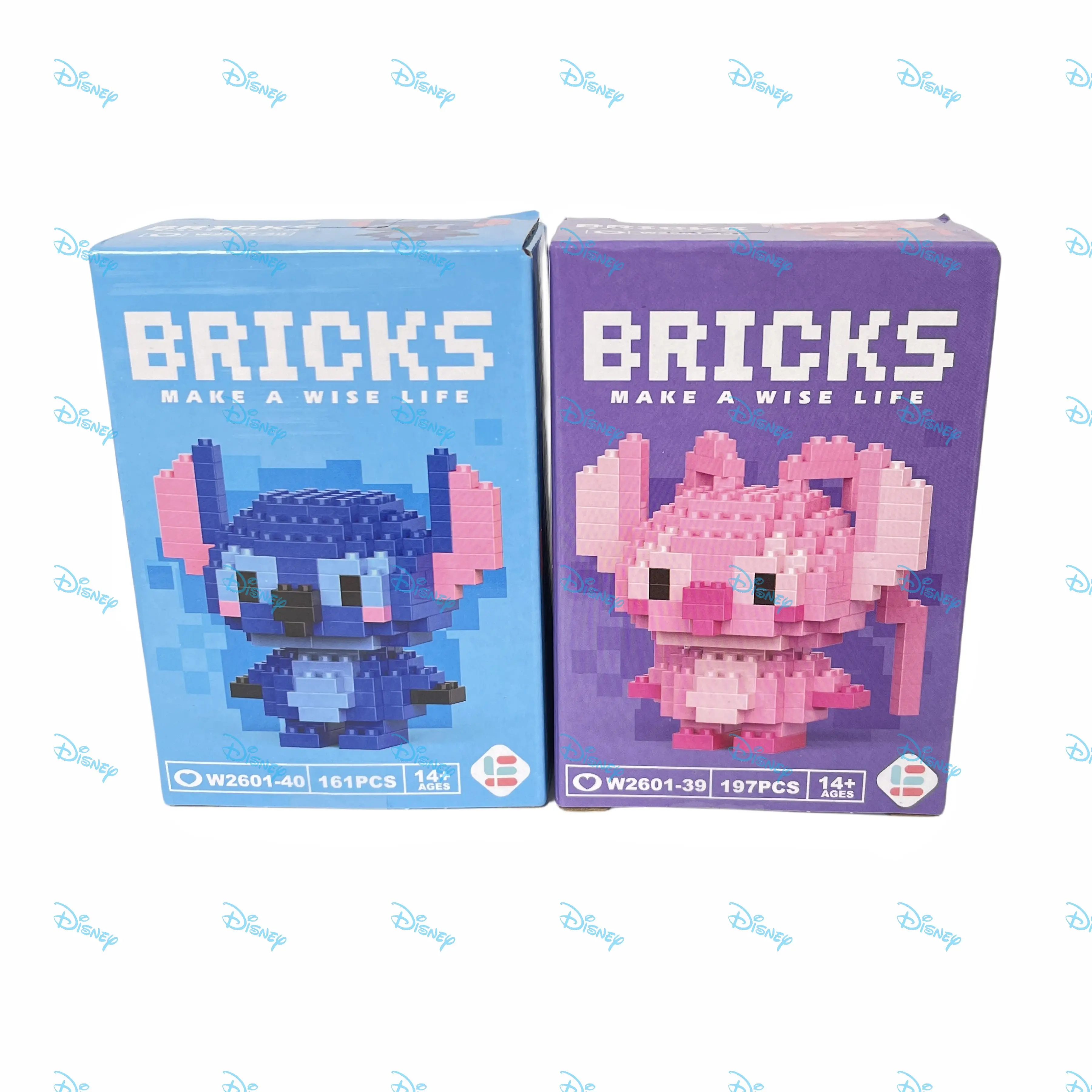 

Stitch Disney Princess Toy Building Block Mini Action Figure Doll Model Mickey Mouse Blocks Toys Bricks Assemble Toys Kids Gifts