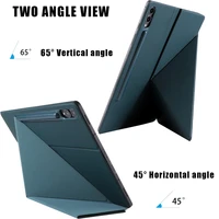 Magneti Case For Samsung Galaxy Tab S10 Plus Two Angles Stand Cover For S9 FE With Pencil Holder For S10 Ultra Auto Sleep Wake 2