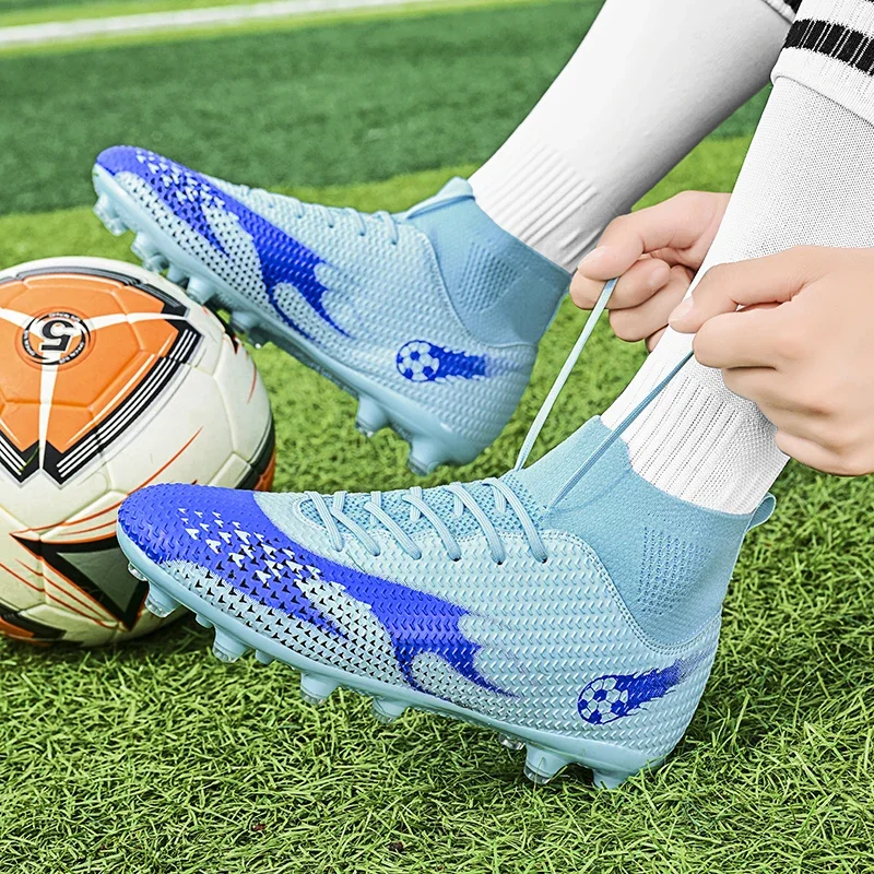 Quality Chuteira Society Football Boots C.Ronaldo Cleats Futbol Anti-Slip Fashion Soccer Shoes Futsal Training Sneaker