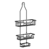 Shower Caddy Organizer Hanging Shower Organizer Multi-Function Shower Organizer Rack 3-Tier with Hooks for Soap Shower Sponge 4