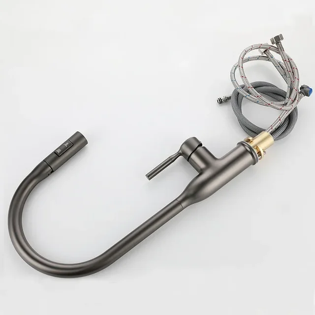 GEGVE ก๊อกน้ําอ่างล้างจานแบบถอดได้ก๊อกน้ําฤดูใบไม้ผลิกดึง Spout Mixer Tap ร้อนเย็นน้ําดึงลง Tap Sprayer ทําอาหาร 3 GEGVE ก๊อกน้ําอ่างล้างจานแบบถอดได้ก๊อกน้ําฤดูใบไม้ผลิกดึง Spout Mixer Tap ร้อนเย็นน้ําดึงลง Tap Sprayer ทําอาหาร 3