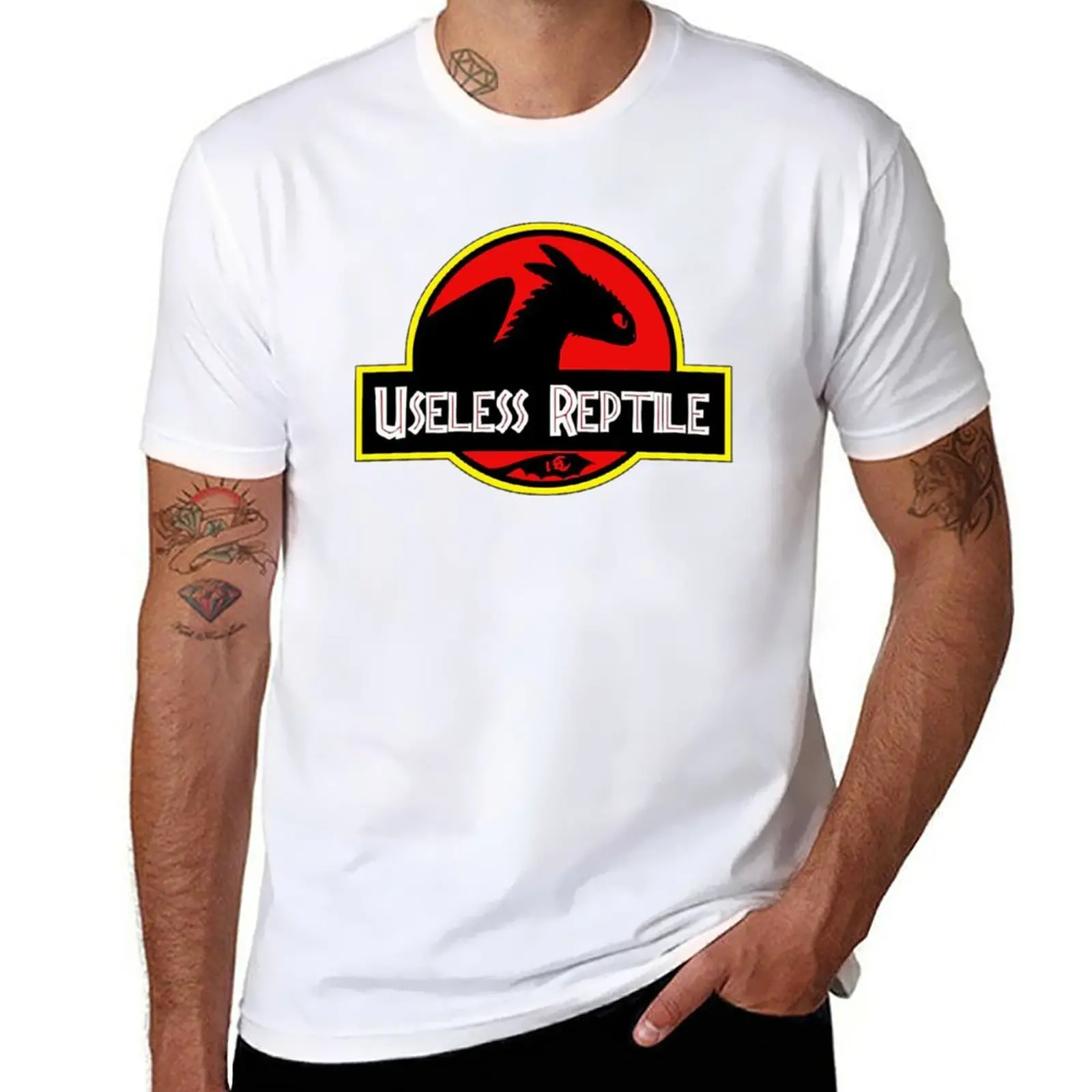 

New useless reptile T-Shirt oversized t shirts Short sleeve plus size t shirts boys white t shirts mens t shirt graphic