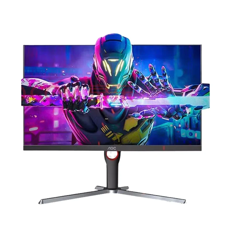 AOC 25인치 컴퓨터 HD 스크린 240Hz HDR 디스플레이 0.5ms 고속 LCD 게이밍 모니터 25G3ZM HDMI+DP 리프트 회전 베이스