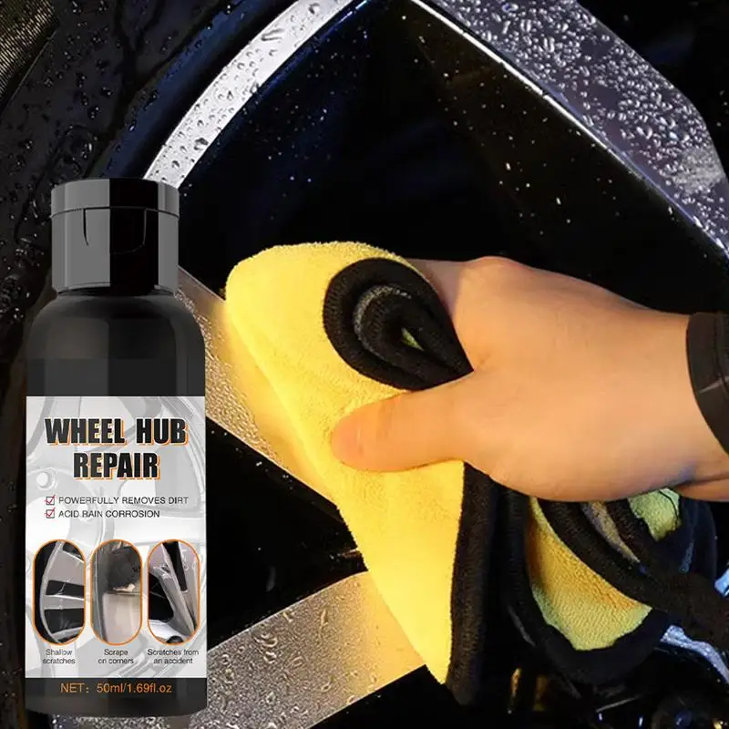 50ml Car Wheel Hub Scratch Repair Wax Auto Body Grinding Compound Anti Scratch Wax Car Repairing And Polishing Kit