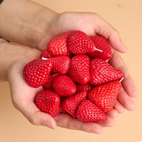 3D Strawberry Aromatherapy Candle Silicone Mold DIY Handmade Romantic Scented for Valentine's Day Party Home Decor Birthday Gift 2