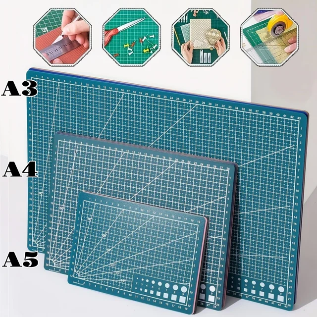 1/3pcs Self-Healing Cutting Mats 0.9mm Durable Plastic for Fabric Patchwork Sewing Scrapbooking Projects Essential Craft Tools 1