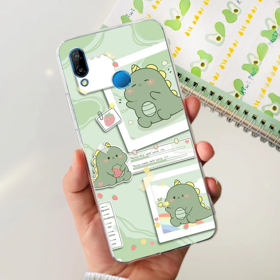 Stylish Painted Clear Silicone Soft TPU Phone Case