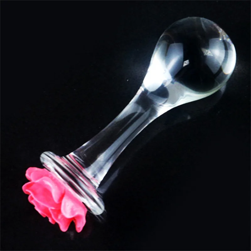 Glass Anal Bead Butt Plug For Erotic Play And Sensual Massage_voghion.com