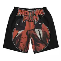 Twenty One Pilots Men's Printed pattern beach shorts,suitability Walk,run,surf, wear on the beach or at home 1