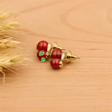  High Quality Brand Gold Plated Stud Earrings For Women Fashion Jewlery 