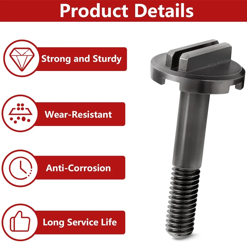 For Milwaukee 2626-20 18V Multi-Tool 2626-20 F40A 2626-20 F40B Blade Backing Pad Screw 06-75-0025 Replacement
