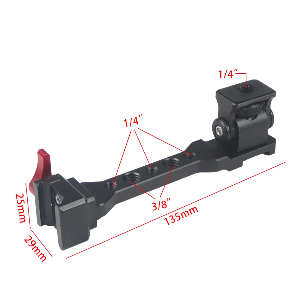 Für DJI Ronin S SC Stabilisator Monitor Expansion Halterung Flash Lichter Mount Adapter für Zhiyun Crane3 Weebill MOZA Gimbal Unterstützung – Detail 17