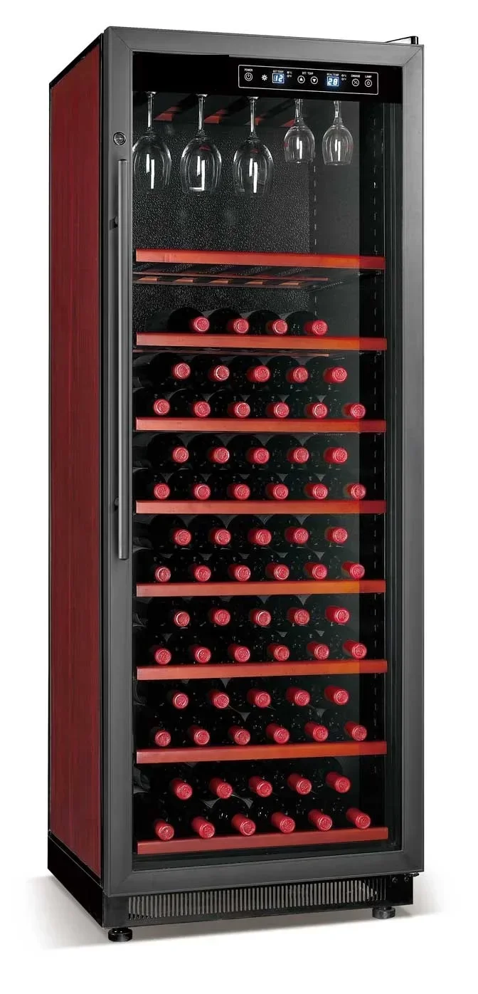 Supplier Commercial Wine Beverage Refrigerator Dual Zone Large Size Wine Cooler Cabinet For Sale