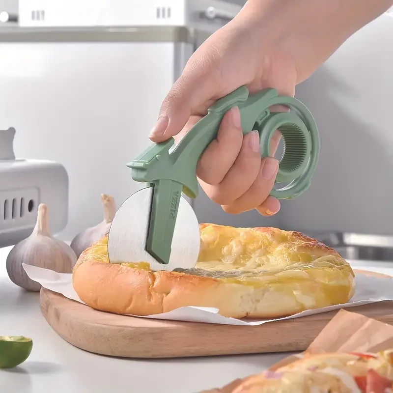 Motorcycle Pizza Wheel Cutter Creative Bicycle Plastic Pizza Knife Kitchen Gadgets For Slicing And Serving Pizza Cutter Pizza Knife Pizza Roller