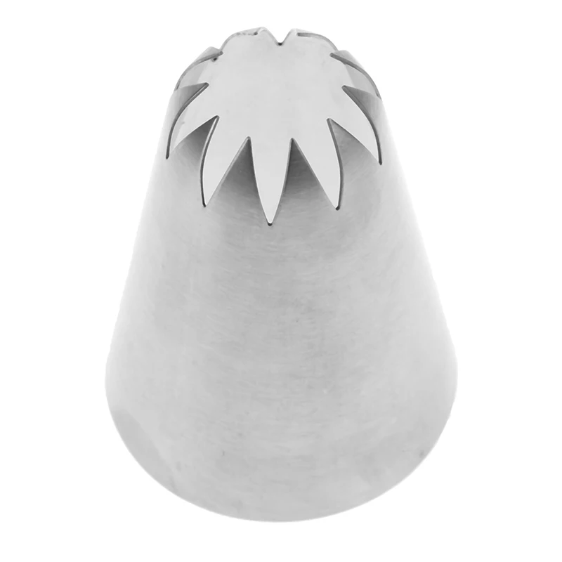 10 Teeth Close Star Piping Nozzle Cake Cream Decor Icing Tips Pastry Nozzle