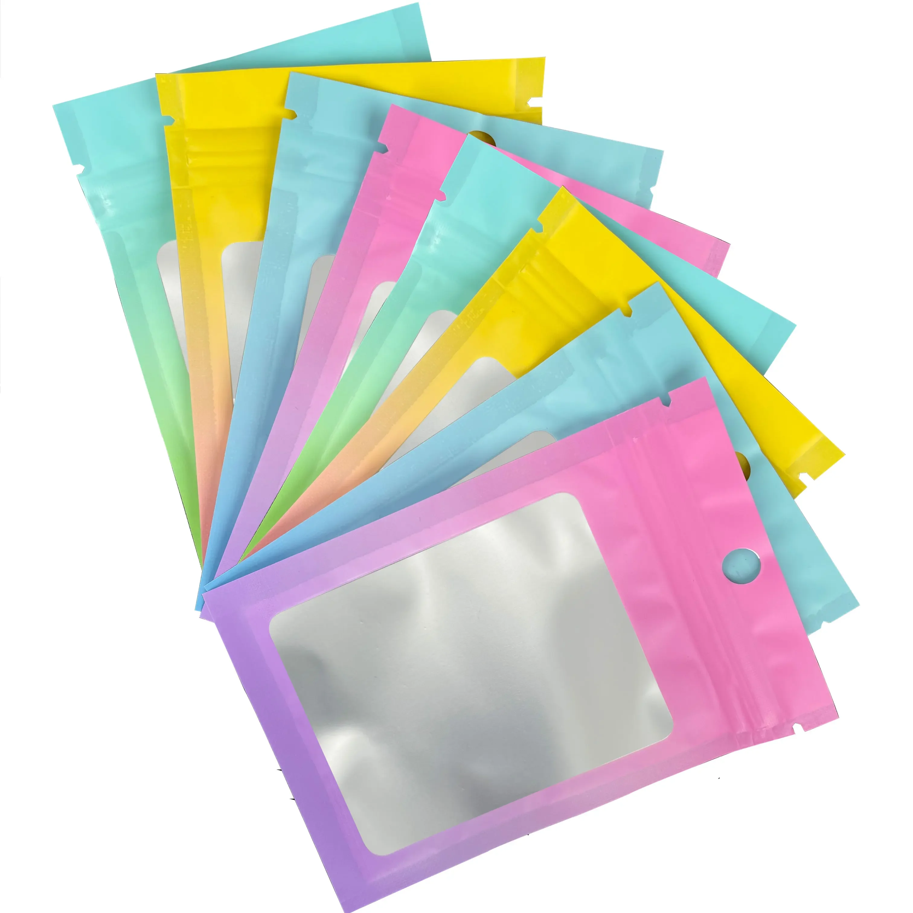 100 Stück, transparente Mini-Schmuckverpackungsbeutel, wiederverschließbare Druckverschluss-Verpackungsbeutel, Nagelzubehör, Verpackungsbeutel für kleine Unternehmen