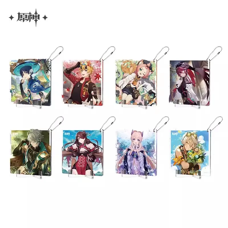 

Official Genshin Impact 2023 Jianian Gathering Series Acrylic Coaster Fashion Decoration Game Accessories Peripheral Halloween