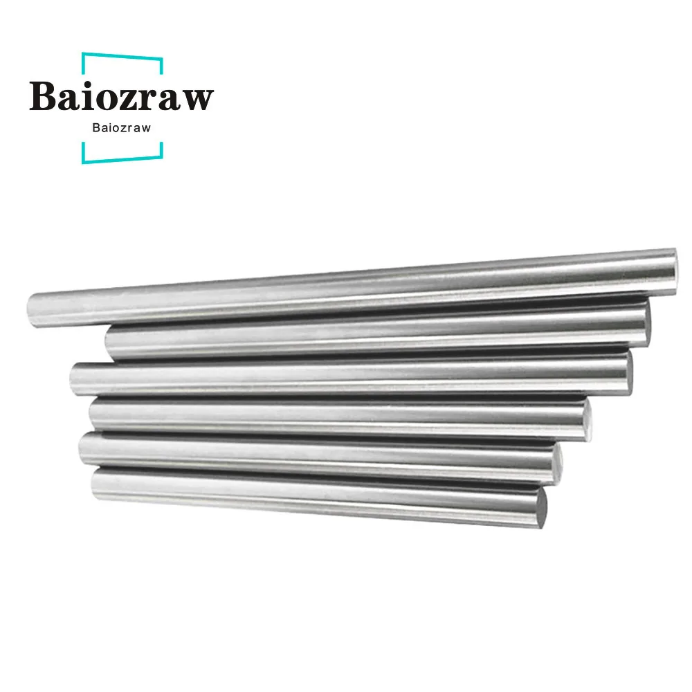 

1pcs Linear Shaft 3D Printer Parts 25mm Linear Shaft Chrome Plated Rod Shaft CNC Parts 100-595mm Hardened Slides Supporting