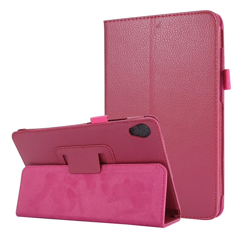 Premium PU Leather Tablet Stand Cover Holder - Universal 8-Inch Sleeve