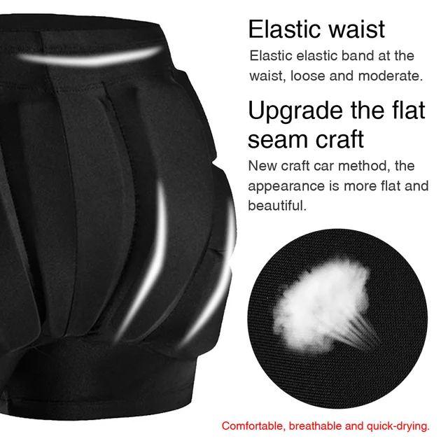 Cycling Padded Shorts Hip Butt Winter Kids Breathable Outdoor Sports Skate Protector Heat Resistant Ski Gear Elastic Snowboard 5