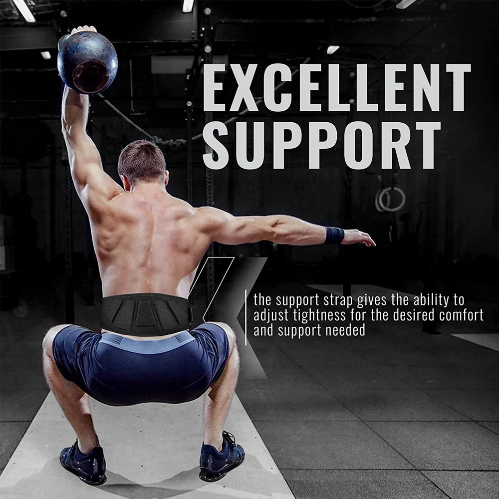 JUUMMP Fitness Weight Lifting Belt For Men Woman Workout Waist Belt Training Back Support Gym Squat Dip Powerlifting Waist Brace