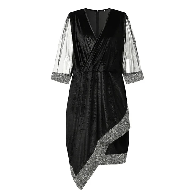 L-5XL Oversized Vintage Dress for Women 2023 Summer Elegant Evening Party Elegant Dresses Female Clothing Solid Maxi Skirt Rode 5