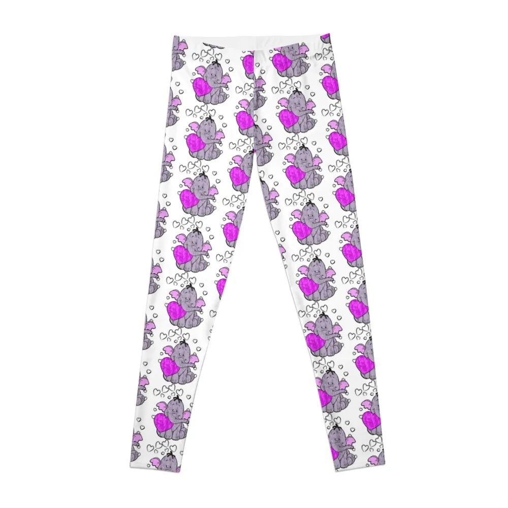 

Heffalump Valentine Leggings Sweatpants sports for gym harem pants Womens Leggings