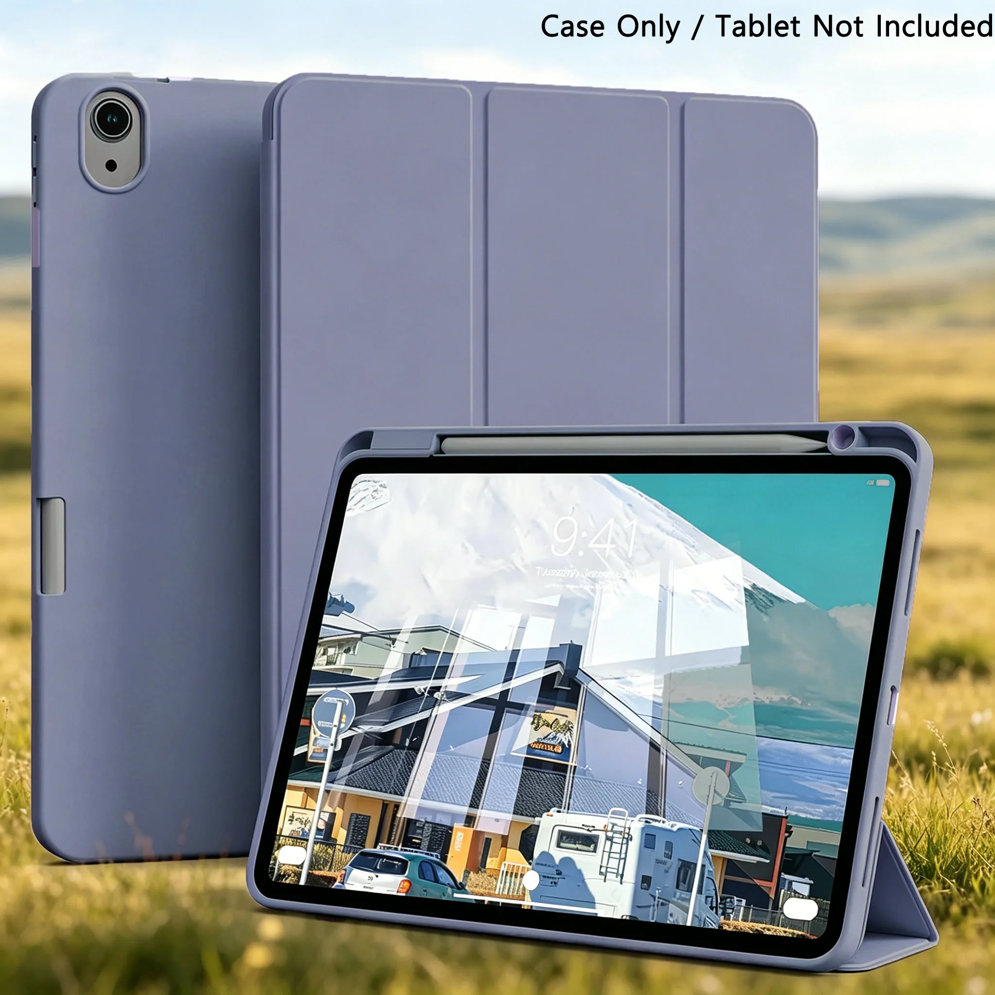 Versatile iPad Case with Pencil Holder and Hybrid Protection