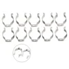 CLIPS Tool Holder 10pcs 6-28mm OPEN TYPE Replacement SPRING TERRY CLIPS Professional Portable Practical Accessories 6