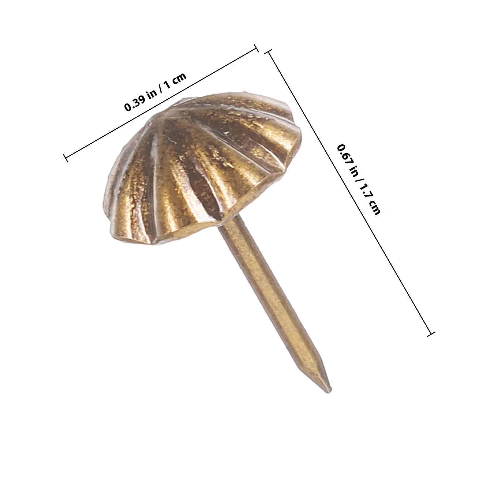 100개 금속 장 못못, 가구 개조용 소파, 의자, 헤드보드, 벤치, 오토만, 공예용 장식 못못