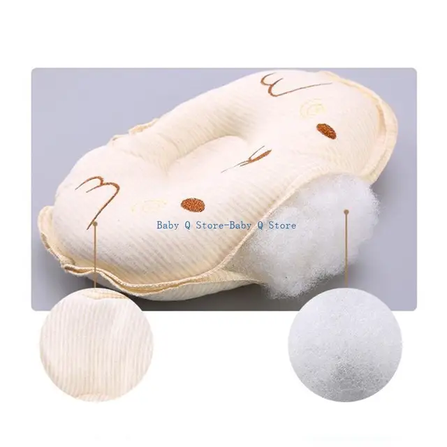 X5XE Baby for Pillow for Head for Protection Nursing Pillow Sleeping Neck Support Concave for Cushion for Infants Newborn 2