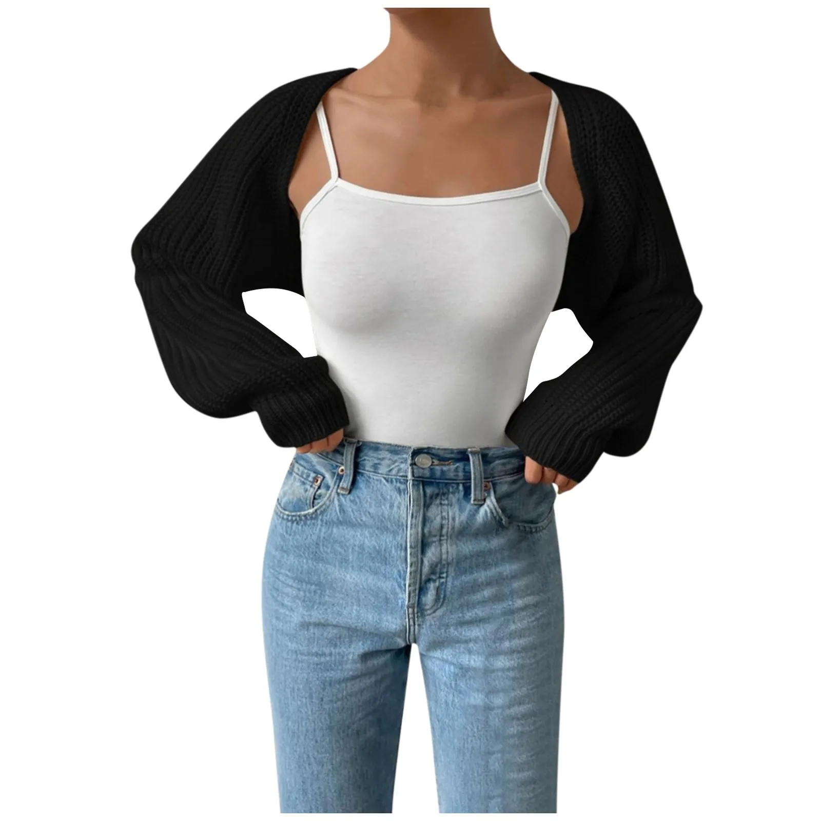 

Стильная и удобная женская Повседневная модная верхняя одежда, однотонный пикантный Свободный вязаный осенне-зимний свитер с длинными рукавами