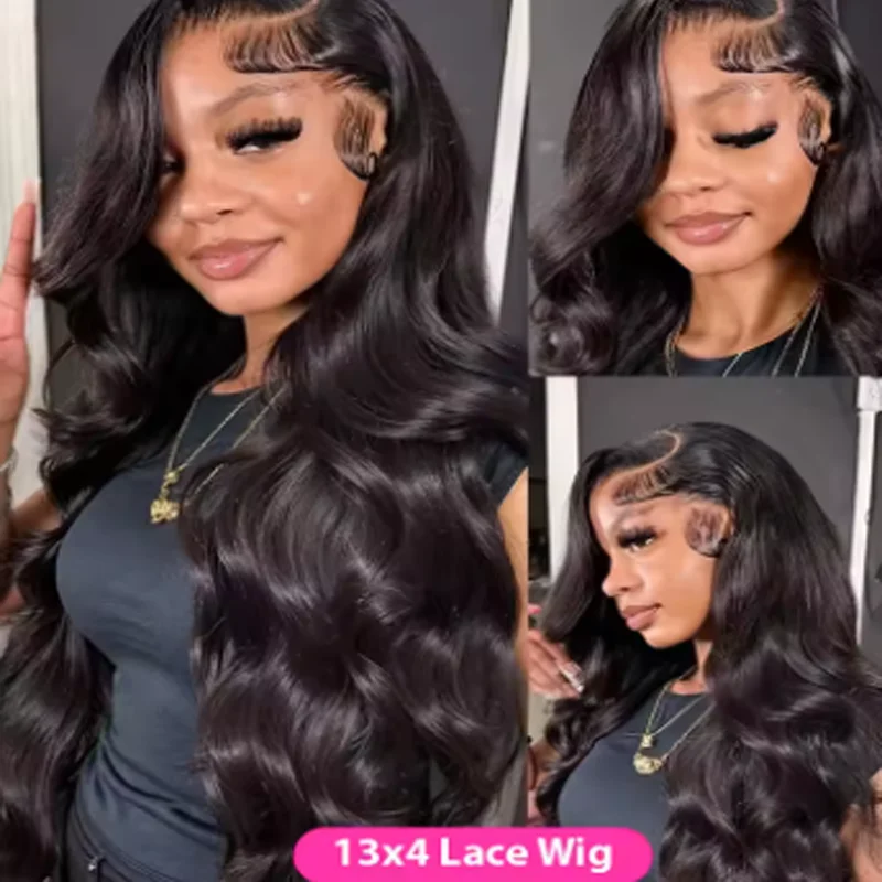 250 Density Body Wave 13x4 Lace Front Wigs Brazilian 5x5 Glueless Closure Wig Black 13x6 Hd Transparent Frontal Human Hair Wig 4