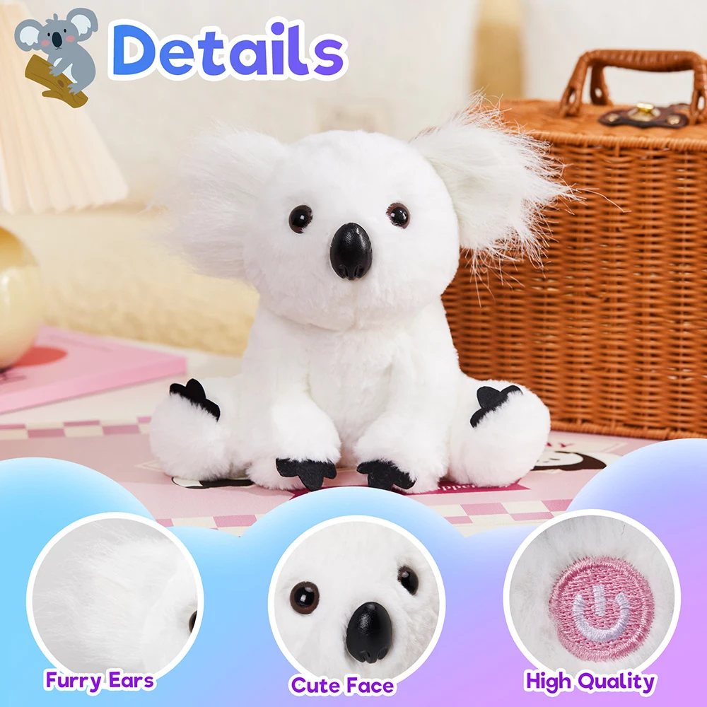 25cm Glowing Koala Doll Musical Light-up Stuffed LED Soft Animals Plush Toy Night Lights Lullabies Birthday Gifts Girls plush toy