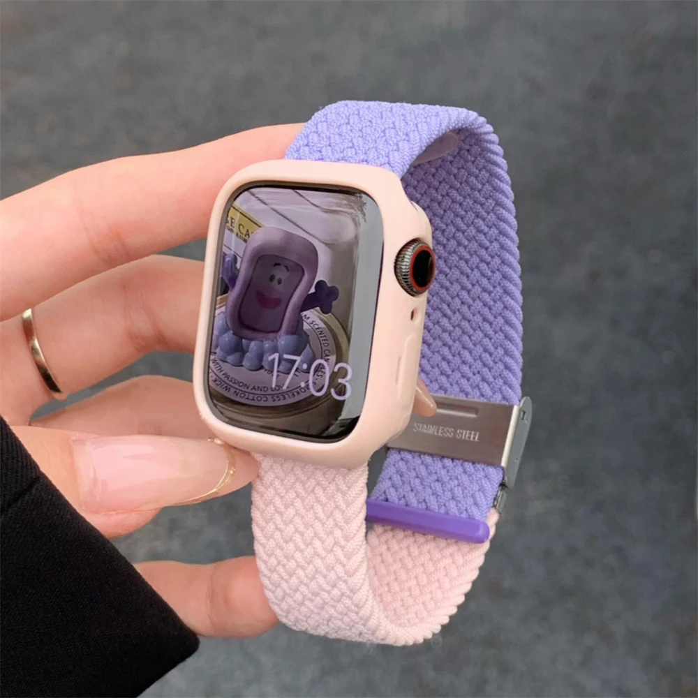 Korean Cute Braided Strap & Case Bracelet