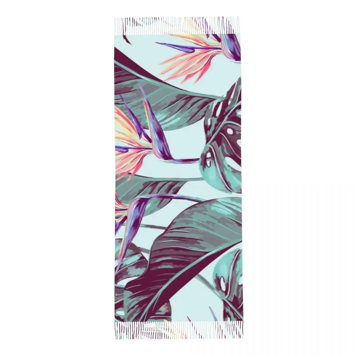 Рисунок 5 - Женский шарф, зимние шали с цветами