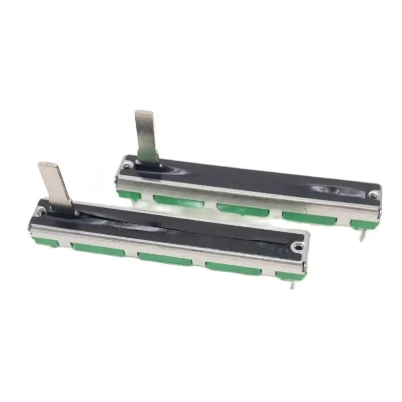 Electronic Components Linear Potentiometer 1pcs 60mm Mixer 45mm Travel Distance Fader Slide Series B103 B10K*2 Double Straight Sliding Potentiometer