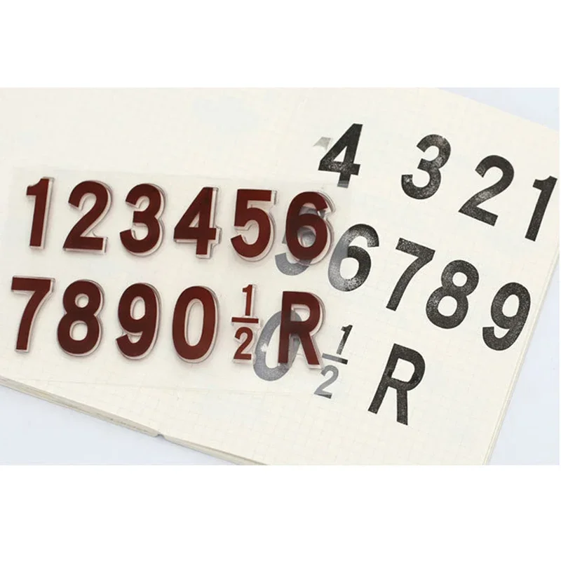 Letters/Flowers/Number Clear Stamps Rubber Silicone Seal DIY Scrapbooking Card Making Album Decor Crafts Transparent Stamps