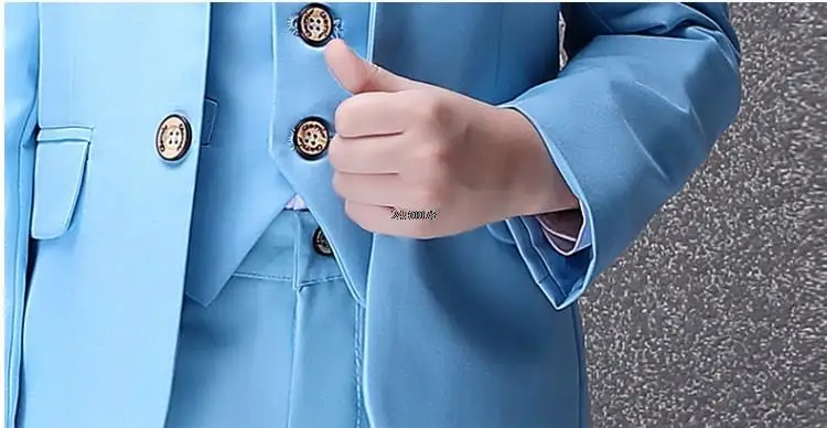 Boys suit set flower boys wedding suit kids party photograph suit teenager birthday tuxedo dress children graduation stage show costume